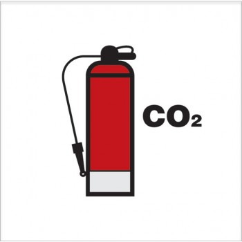 FIRE EXTINGUISHER CO2 150x150mm