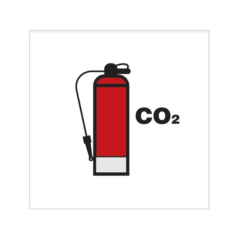 FIRE EXTINGUISHER CO2 150x150mm