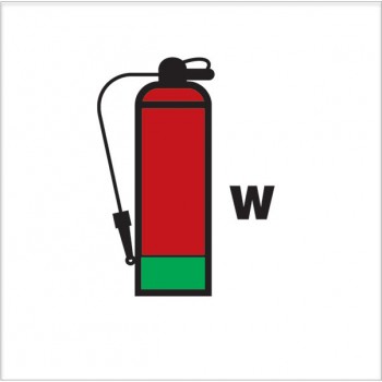 FIRE EXTINGUISHER WATER 150x150mm