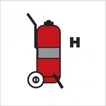 WHEELED FIRE EXTINGUISHER GAS 150x150mm