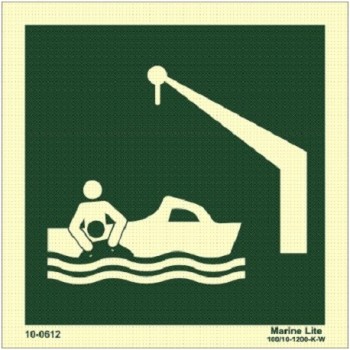 IMO Herablassen des Rettungsbootes mit Davit 150x150mm