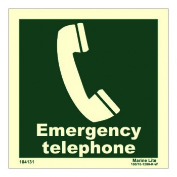 IMO Notruftelefon 150x150mm