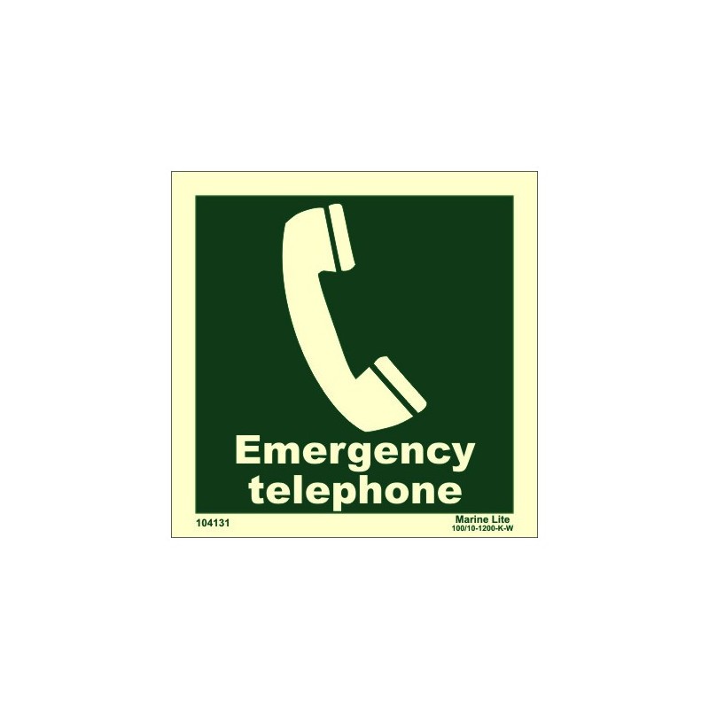 IMO Notruftelefon 150x150mm