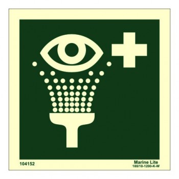 IMO Emergency Eye Wash 150x150mm