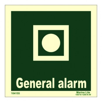 IMO Gesamtalarm 150x150mm