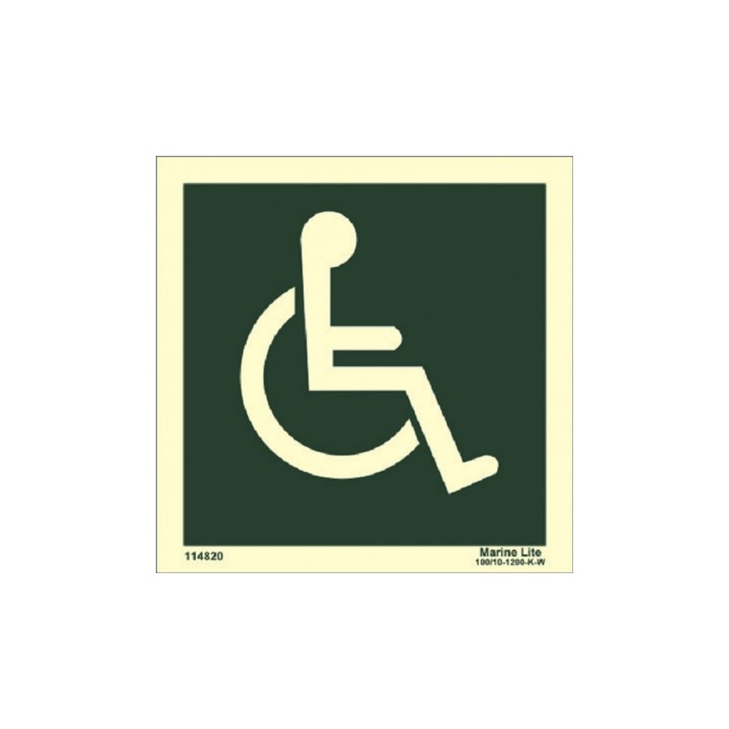 IMO Behindertensymbol 150x150mm