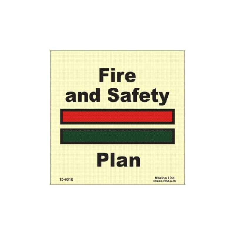 Feuer- und Sicherheitsplan 150x150mm