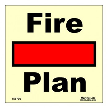 Plano de Control de Incendios 150x150mm