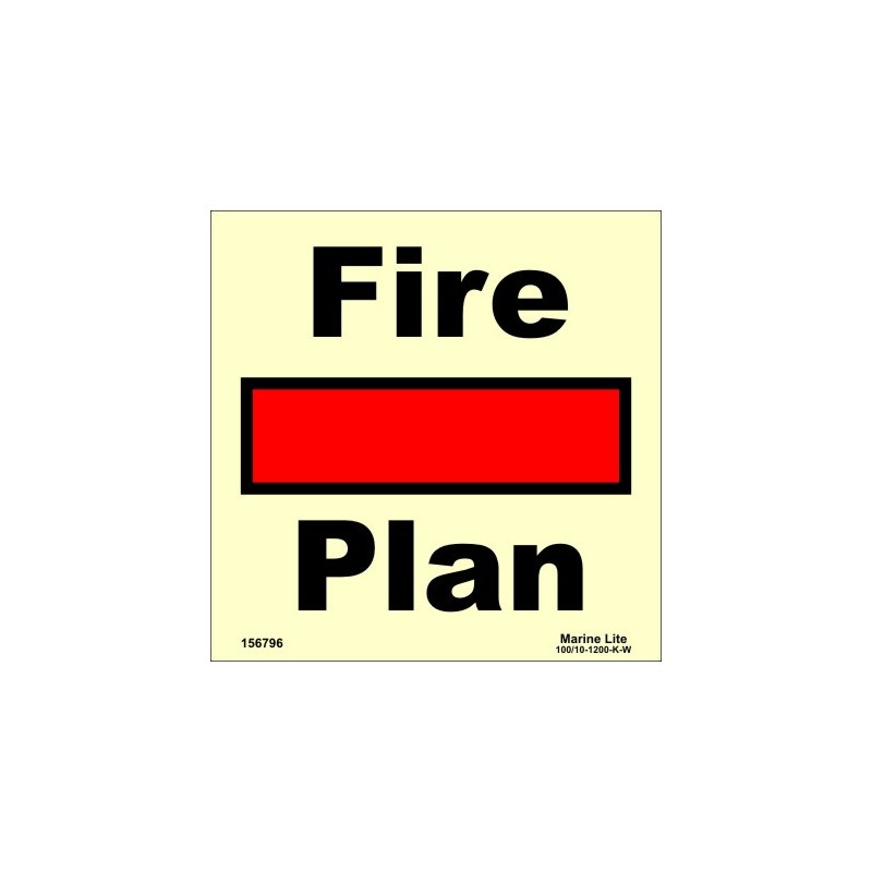 Plano de Control de Incendios 150x150mm