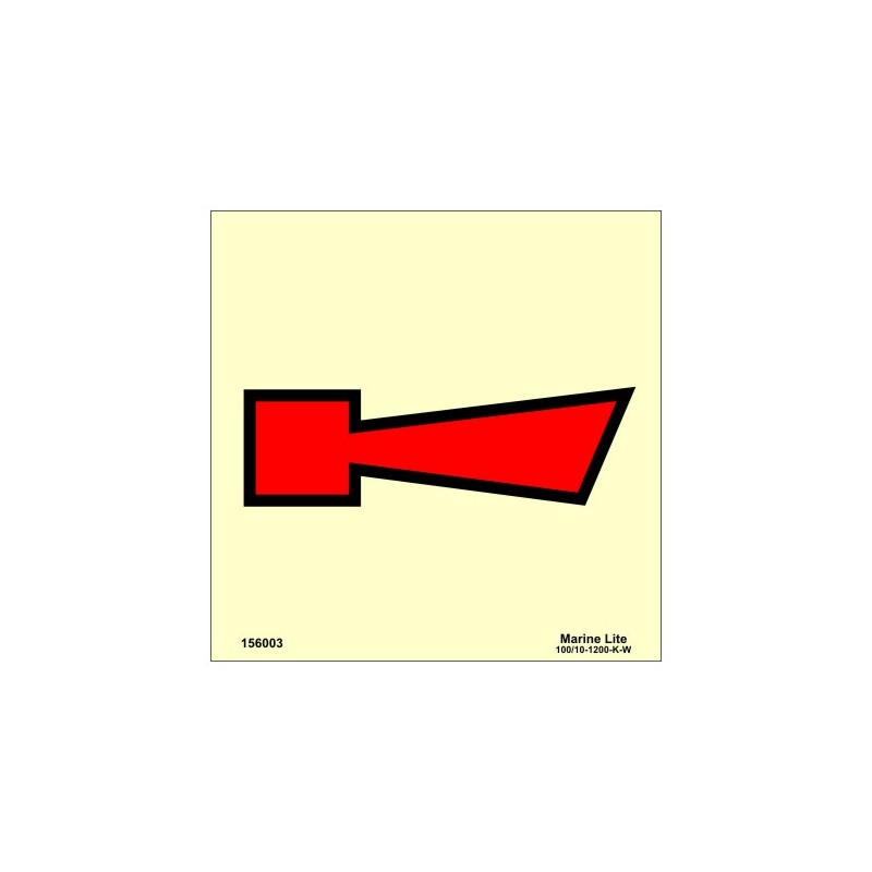 Feueralarm-Sirene 150x150mm