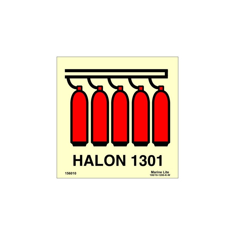 Batería de Halon 1301 150x150mm