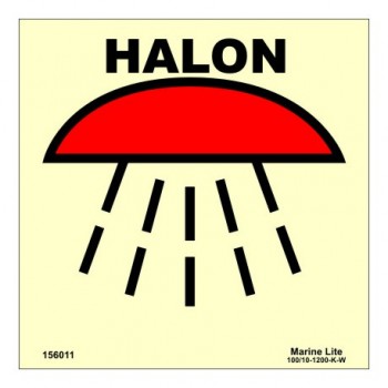 Raum geschützt durch Halon 150x150mm