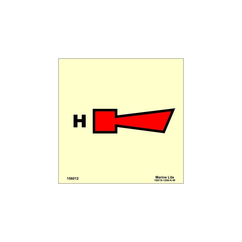 Halon-Signalhorn 150x150mm