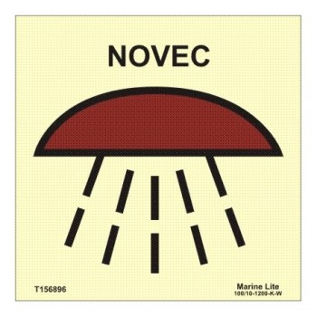 Espacio Protegido por Novec 150x150mm