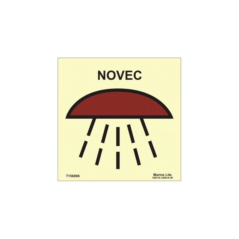 Espacio Protegido por Novec 150x150mm