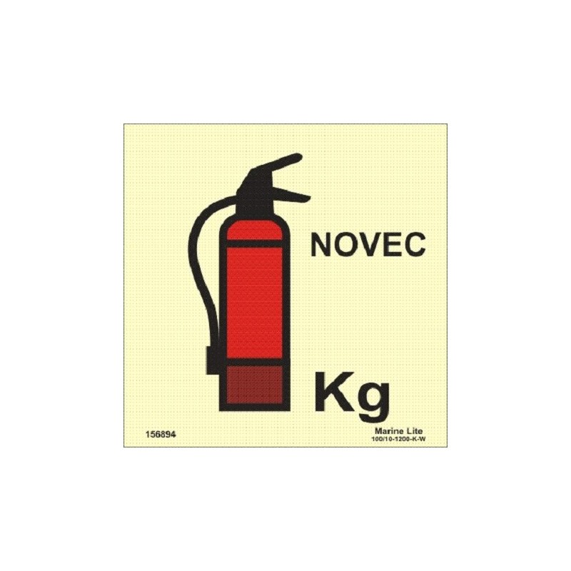 Novec-Feuerlöscher 150x150mm