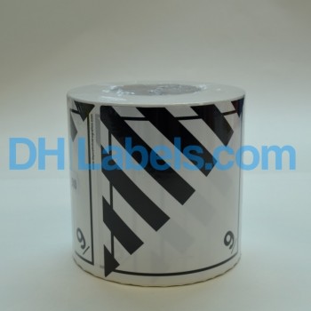 9 MISCELLANEOUS Hazard Placard Roll 500 units self-adhesive 100x100mm