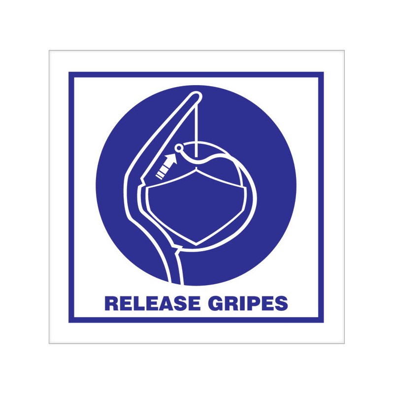 Release Gripes  150x150mm