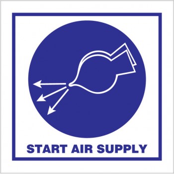 Start Air Supply  150x150mm