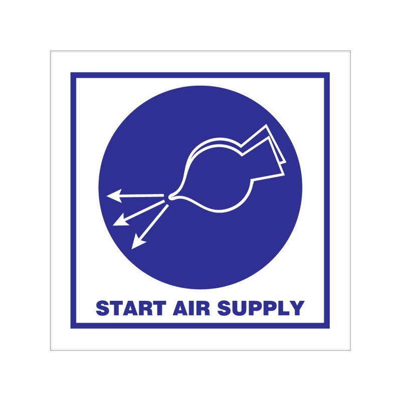 Start Air Supply  150x150mm