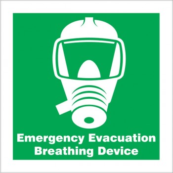 IMO Signal Emergency Evacuation Breathing Device Photoluminiscent