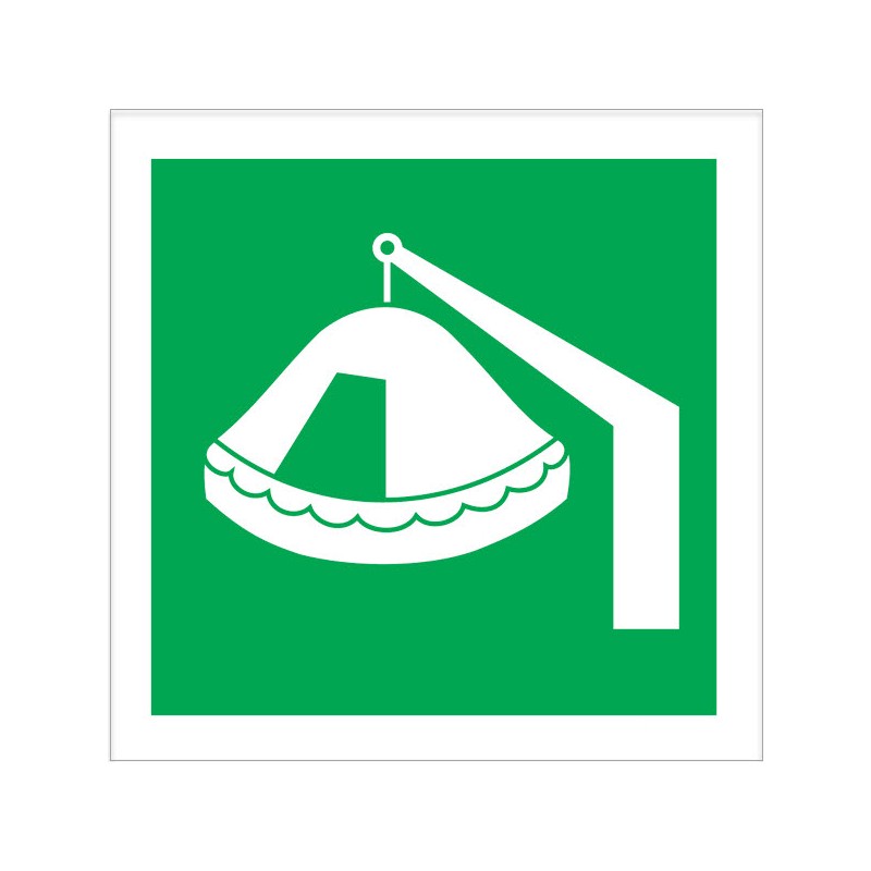 Balsa Salvavidas con Pescante 150x150mm