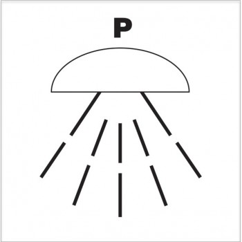 Space Group Of Spaces Protected By Fire Extinguishing System -powder 150x150mm