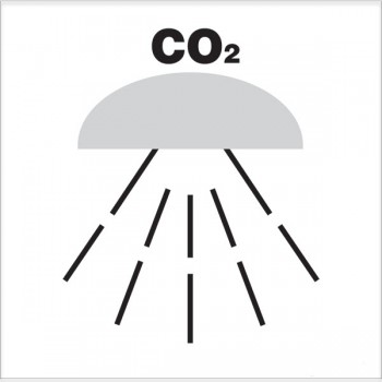 Espacios Protegidos por Extincion de Incendios CO2 150x150 mm