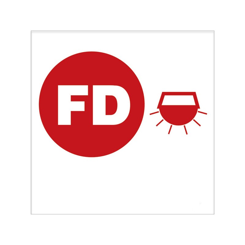 Space Protected By Auto Firealarm 150x150mm