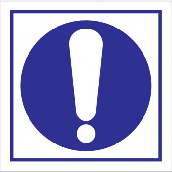 Attention! MM001 150x150mm