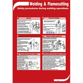 Welding & Flame Cutting - Poster 50x35cm