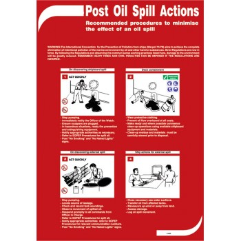 Post Oil Spill Action - Poster 50x35cm