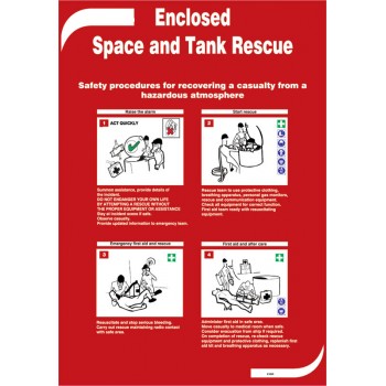 Enclosed Space & Tank Rescue - Poster 50x35cm
