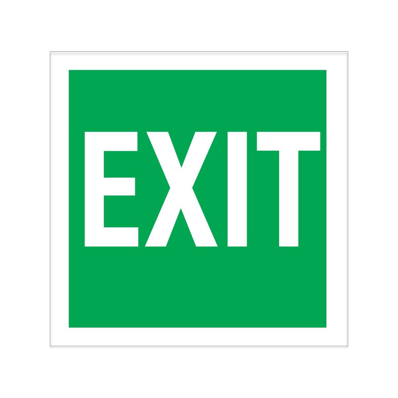 EXIT Photoluminiscent