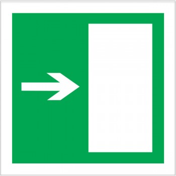 Exit Right Photoluminiscent