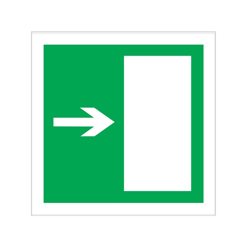 Exit Right Photoluminiscent