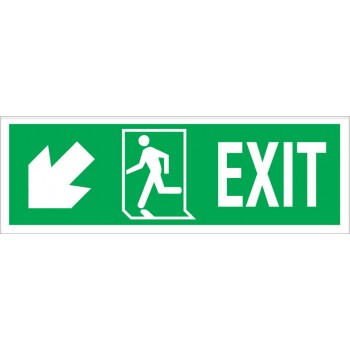 Exit Right-man Run Left-arrow Down/left Photoluminiscent
