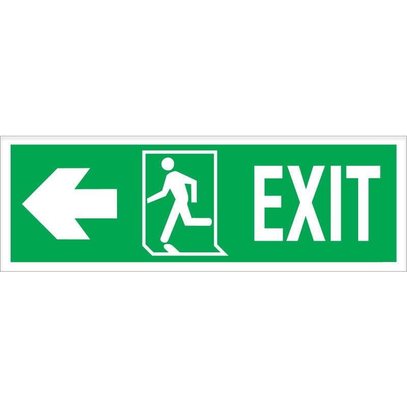 Exit Right-man Run Left-arrow Left Photoluminiscent