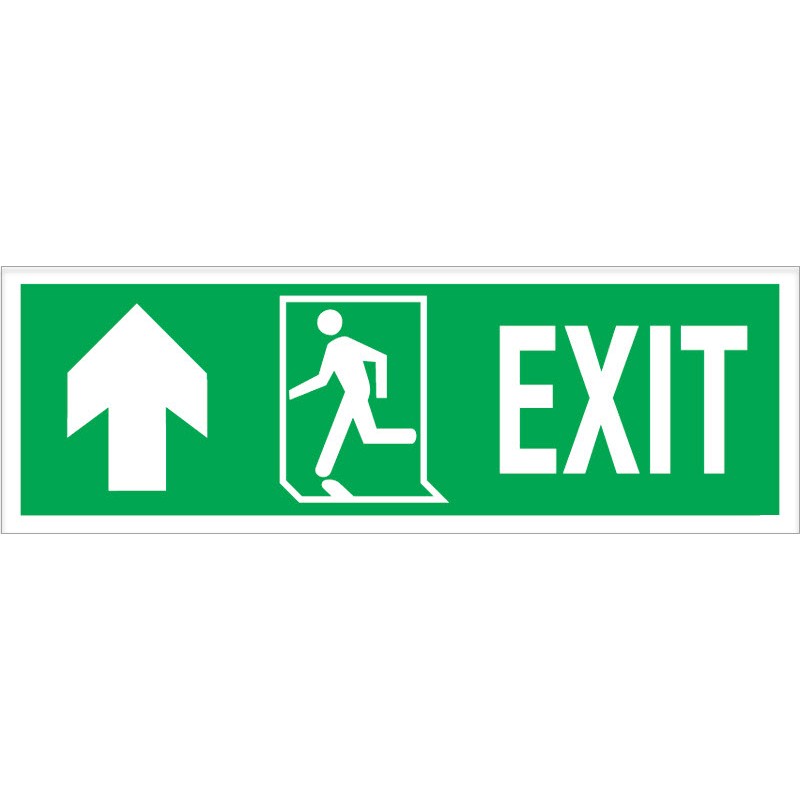Exit/run Left/arrow Up/left Photoluminiscent